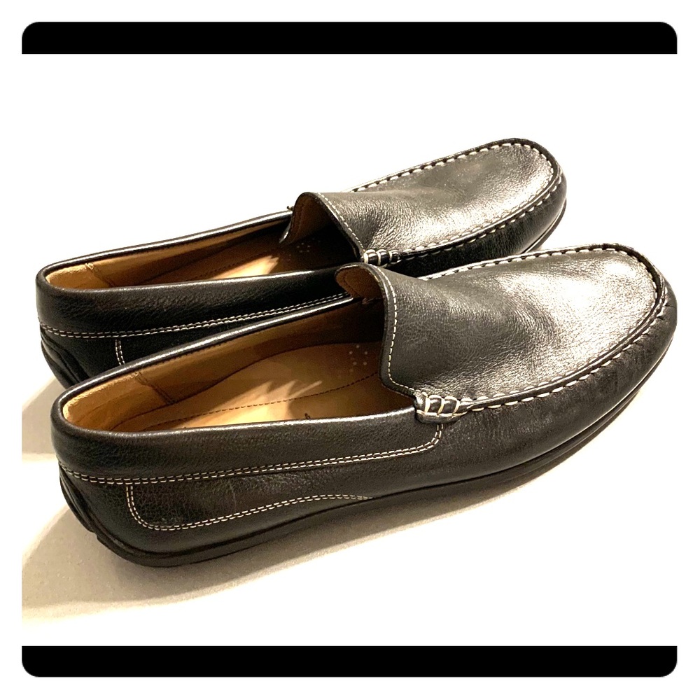 ECCO genuine leather driving loafers size 11